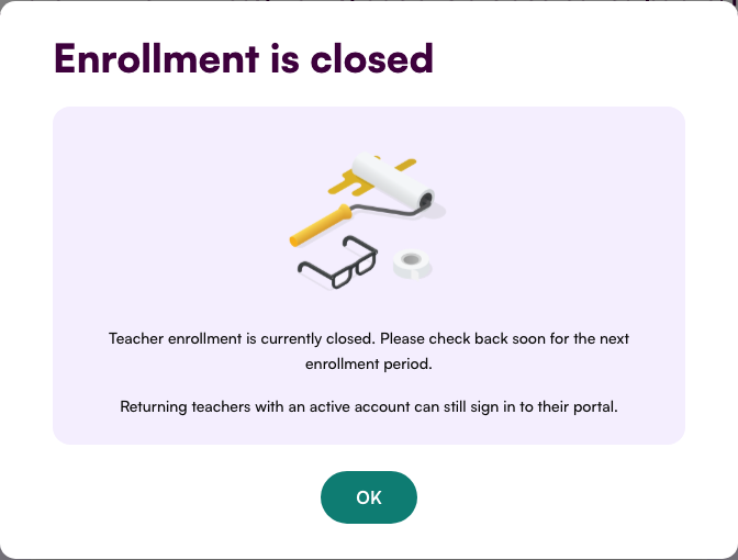 Enrollment is closed